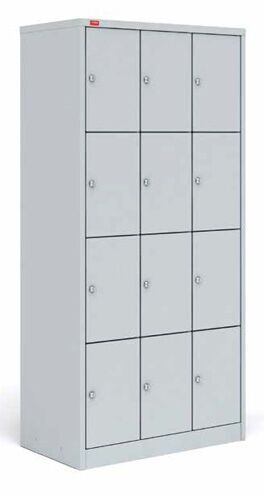 Трехсекционный металлический шкаф для сумок ШРМ-312 Трехсекционный металлический шкаф для сумок ШРМ-312